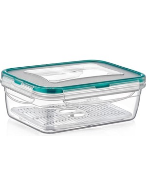 Mediterian Fresh box 800 ml Hava Geçirmez & Sıvı Sızdırmaz Saklama Kabı Lunch box