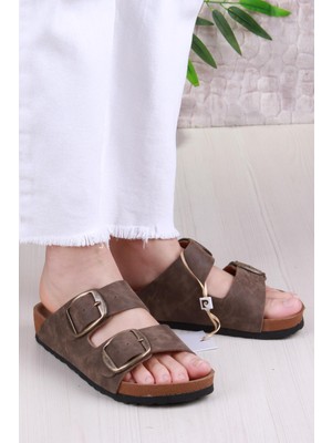 Pierre Cardin 7551 Anatomik Rahat Orijinal Ürün Çift Tokalı Kadın Terlik