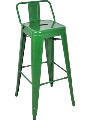 Chairlife Tolix Sırtlı Metal Bar Tabure