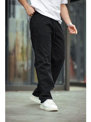 Erkek Baggy Rahat Kalıp Bel Lastikli  Pantolon