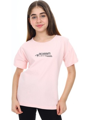 Toontoy Kız Çocuk Baskılı Tişört