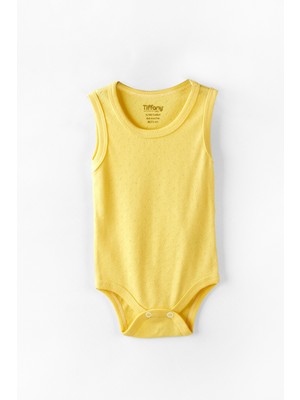 Tiffany Baby %100 Pamuk Nefes Alan Jakarlı Bebek Atlet Badi  0 36 Ay