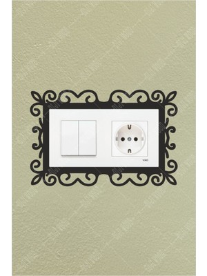 2 'li Dekoratif Priz Çerçevesi