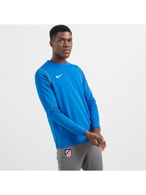 Nike dri fit park 20 crew erkek mavi yuvarlak yaka tişört