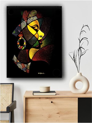 Dekoratif Soyut Kadın Kanvas Tablo