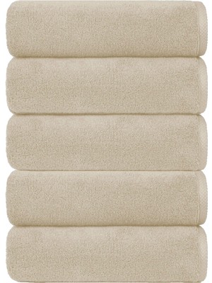 5 Li El Yüz Otel Havlusu 50X85 cm Renkli 16/1 Avs 200 gr