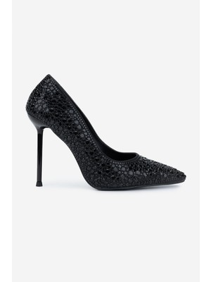 Valmenti Kadın Vegan Siyah Topuklu Ayakkabı 891 608 Bn Ayk Y25 Sıyah