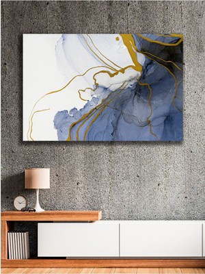 Mermer Görünümlü Kanvas Tablo