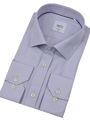 Erkek Slim Fitt Uzun Kol Kulplu Gömlek 2396 BGL-ST04379