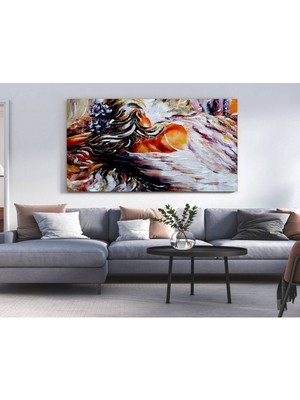 Renkli Soyut Kanvas Tablo