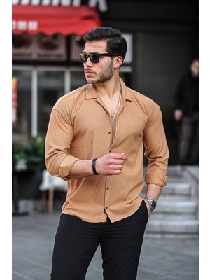 Erkek Fitilli Ottoman Şık Kesim Gömlek
