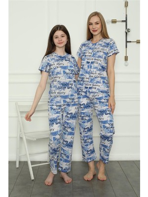 Modaserdem Mdsrdm Anne Kız Aile Penye Pijama Takım Ayrı Ayrı Satılır.