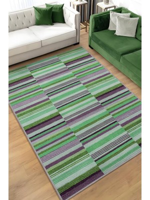 Homshtag Çizili Çok Renkli Halı Mutfak Halısı Çizgili Oturma Odası Halısı Retro Tarzı Salon Halısı