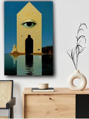 Claır Psikedelik Göz Kanvas Tablo