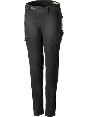 Alpinestars Caliber Denim Korumalı Kadın Motosiklet Pantolonu Siyah