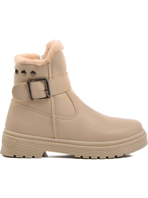 Aspor Bej Poliüretan Çocuk Bot