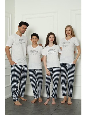 Modaserdem Mdsrdm Aile Penye Pijama Takım (Anne - Kız ) 50113 Ayrı Ayrı Satılır .