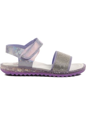 Aspor Lila Simli Ortopedik Kız Çocuk Sandalet