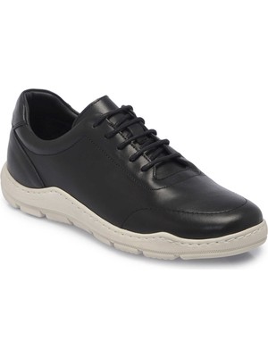 Tergan Siyah Hakiki Deri Erkek Sneaker - E25I1AY57286-A23