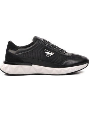 Marcomen Siyah Beyaz Erkek Sneaker
