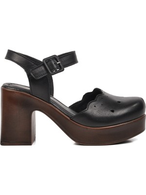 Venüs Siyah Kadın Topuklu Ayakkabı