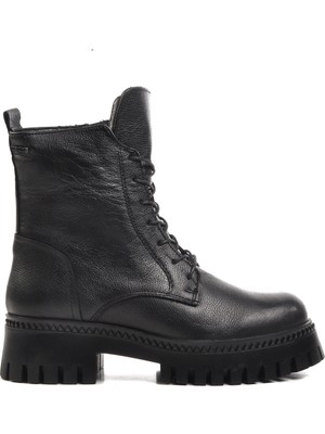 Venüs Siyah  Deri Kadın Bot