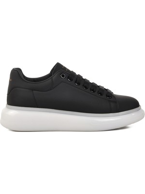 Aspor Siyah Beyaz Erkek Sneaker