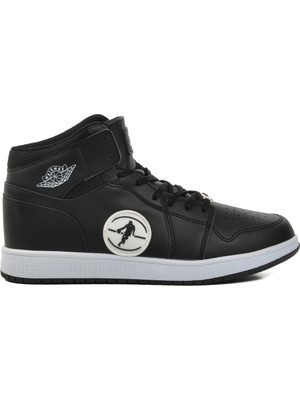 Walkway Siyah Siyah Beyaz Erkek Hi Sneaker