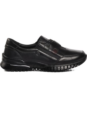 Voyager Siyah Kadın Hakiki Deri Günlük Ayakkabı