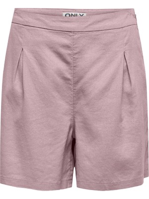 Only Onlcaro Hw Lınen Bl Pleat Shorts cc Pnt 15338728