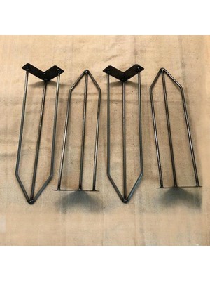 Abronya Metal Firkete Demir Masa ve Dresuar Ayağı 80 cm