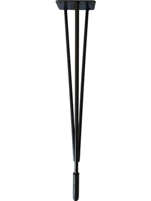 Abronya Dekoratif Firkete Demir Sehpa Ayağı 43 cm