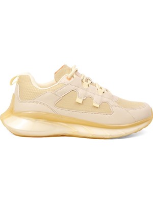 Dunlop Bej Kadın Spor Ayakkabı Sneaker