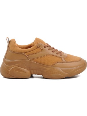 Walkway Bej Ekru Kadın Spor Ayakkabı Sneaker