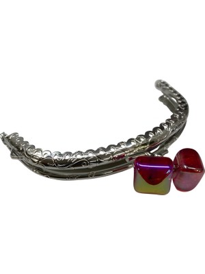 Metal Oval Cüzdan Klipsi Akide Şekeri 11 cm M6