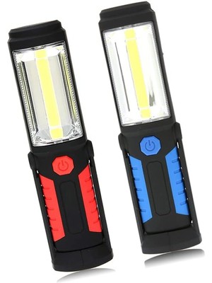 Br S99 Cob Led Ip44 Suya Toza  Şarj Edilebilir Kancalı Mıknatıslı Dağcılık Balıkçılık Avcılık Kampçılık Bisiklet Gece Yolculukları Elektrik Kesintileri Doğal Afetler Tamirci Ve Kamp Feneri
