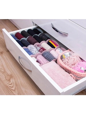 Çorap Toka Çekmece Içi Düzenleyiciler 2li