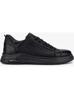 Valmenti Erkek  Deri Siyah Deri Sneakers & Spor Ayakkabı 298 2797-9697 Erk Ayk Y25 Sıyah Dr