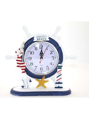 Ahşap Marin Dümenli Saat