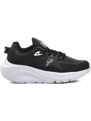 Walkway Siyah Beyaz Kadın Spor Ayakkabı Sneaker