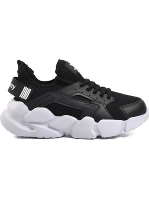 Walkway Siyah Beyaz Unisex Spor Ayakkabı