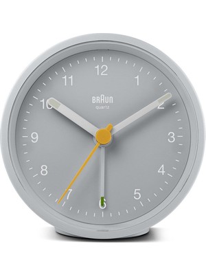 BC12G Gri Klasik Analog Alarmlı Masa Saati