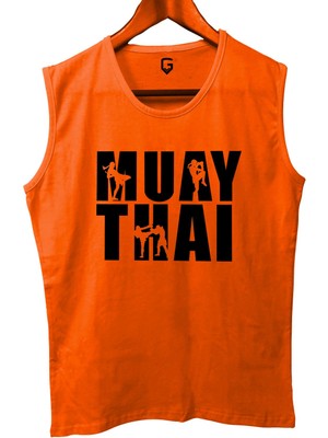 Top Glory Muay Thai Kolsuz Sporcu T-Shirt Tank Top Sporcu Fitness Atlet