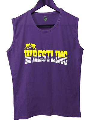 Top Glory Westernx Baskılı Kolsuz Sporcu T-Shirt Tank Top Sporcu Fitness Atlet