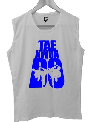 Top Glory Taekwondo Baskılı Kolsuz Sporcu T-Shirt Tank Top Sporcu Fitness Atlet