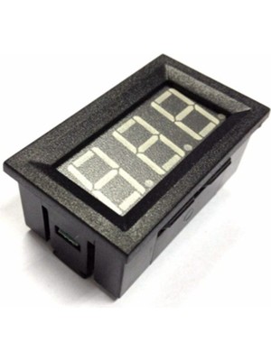 Mediterian Çok Renkli Dijital Panel Ampermetre 0-10A, Yüksek Hassasiyetli Ölçüm Cihazı