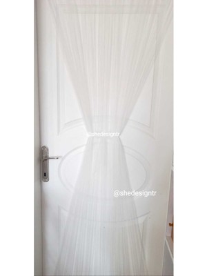 She Design Kapı Tülü Lastikli Kullanım Kolaylığı ile Yeni Doğan Temalı 2,10x4,5 m