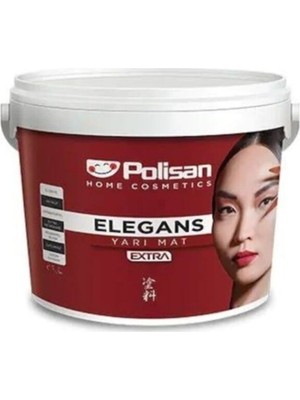 Mediterian Elegans Extra Yarımat Dingin Gri Boya, 20 Kg, Şık ve Modern Görünüm