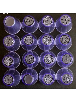 Mediterian Renkli 16'lı Polikarbon Duy Seti, dayanıklı ve şık iç mekan aksesuarı