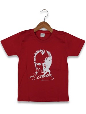 Atatürk  Baskılı Çocuk Tişört BGL-ST04548